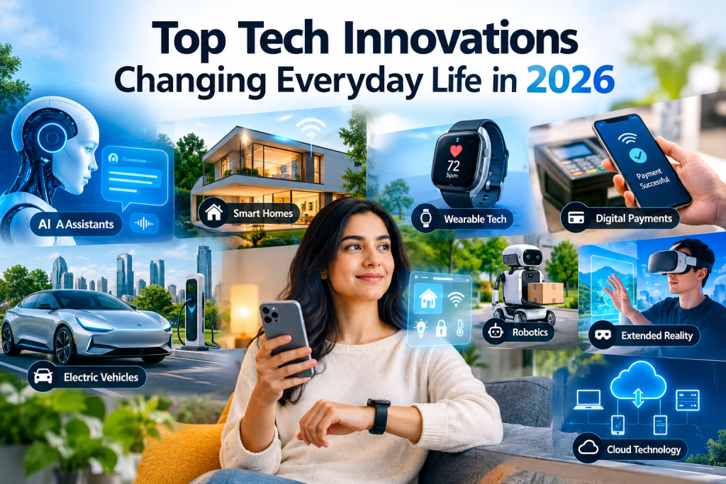 Top Tech Innovations Changing Everyday Life in 2026 Top Tech Innovations in 2026