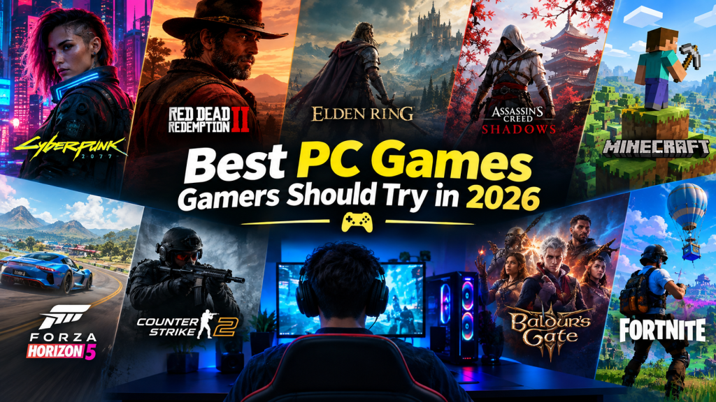 Best PC Games Gamers Should Try in 2026