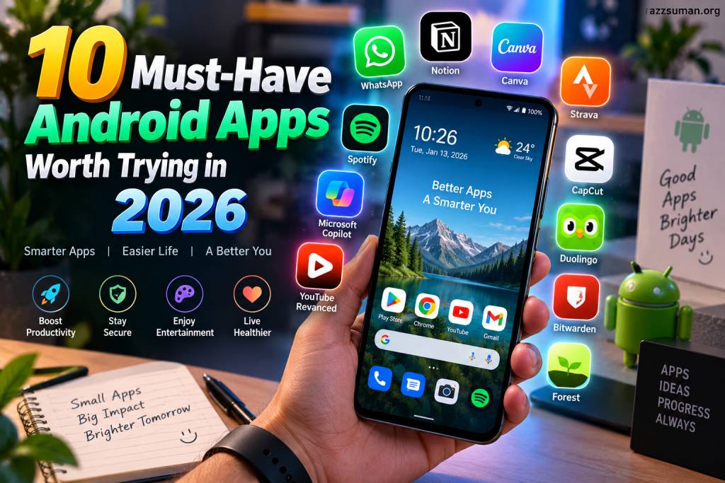 10 Must-Have Android Apps Worth Trying in 2026 10 Must-Have Android Apps Worth Trying in 2026